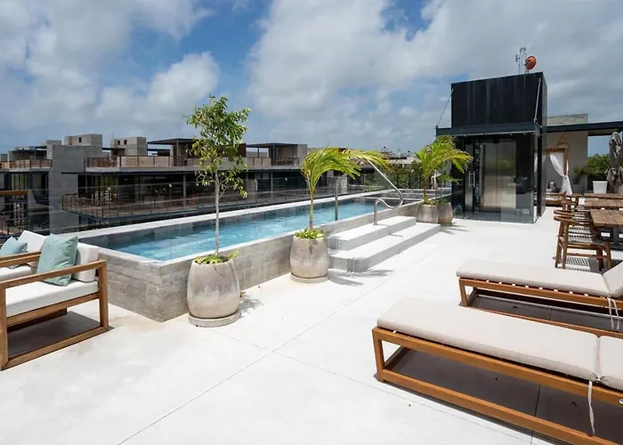 Ideal Location With Cenote Pools Gym Restaurant * Tulum