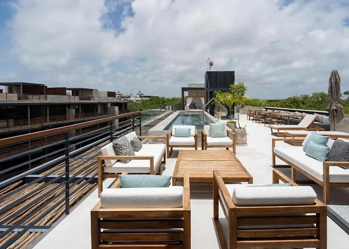 Ideal Location With Cenote Pools Gym Restaurant Tulum