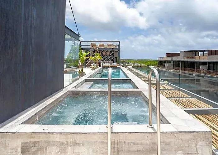 Casa de férias Ideal Location With Cenote Pools Gym Restaurant *